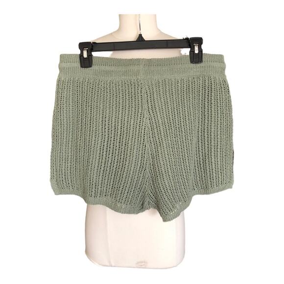 Rag and Bone NWT Stylish Riley Crochet-Knit Elastic Waist Shorts Large - Picture 7 of 14